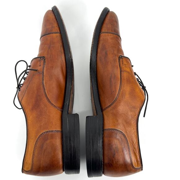 Allen Edmonds Margate Walnut Brown Leather Oxford Dress Shoes 10.5 D Made in USA - Picture 6 of 8